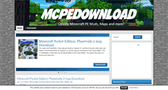 Desktop Screenshot of mcpedownload.com